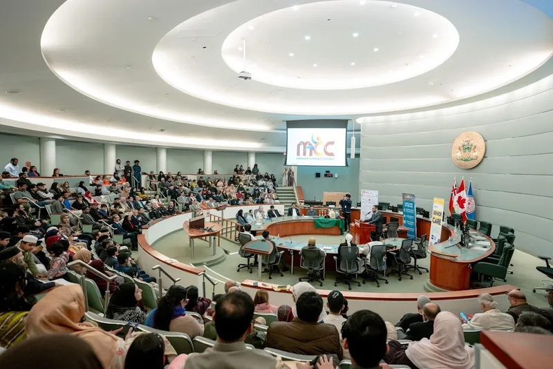 MCC community gathering at Markham Civic Centre during Ramadan Connect 2025